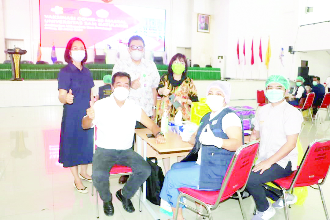 Unsrat Gelar Vaksinasi Covid-19 Massal, Tenaga Pendidik dan Kependidikan Disasar